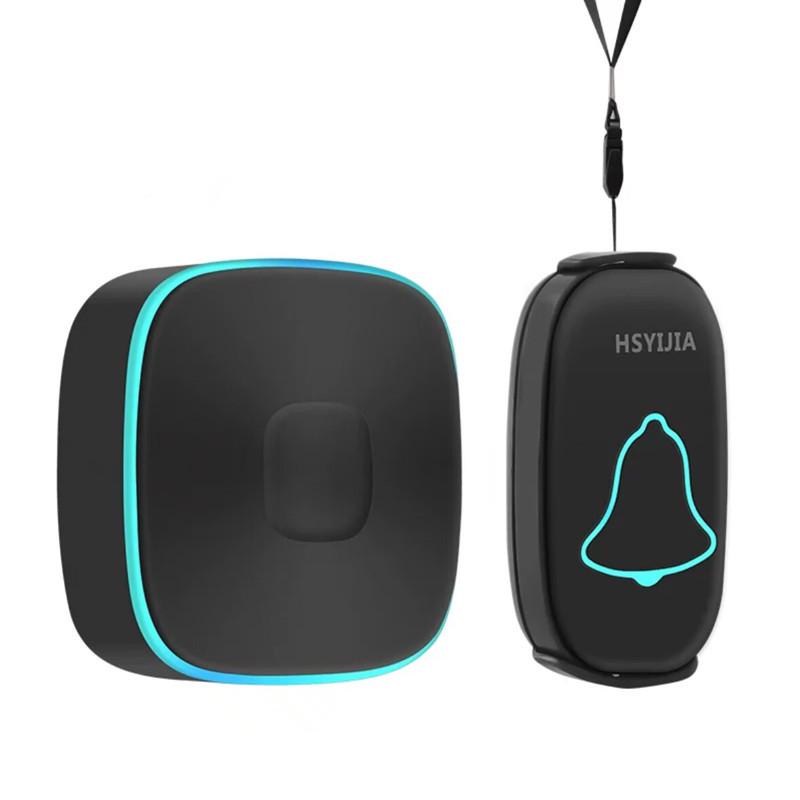 Wireless Doorbell & Emergency Call Button for Elderly - Bedside Pager with Lanyard