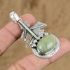 Natural Aquateen Gemstone Pendant 925 Sterling Silver Indian Jewelry For Women