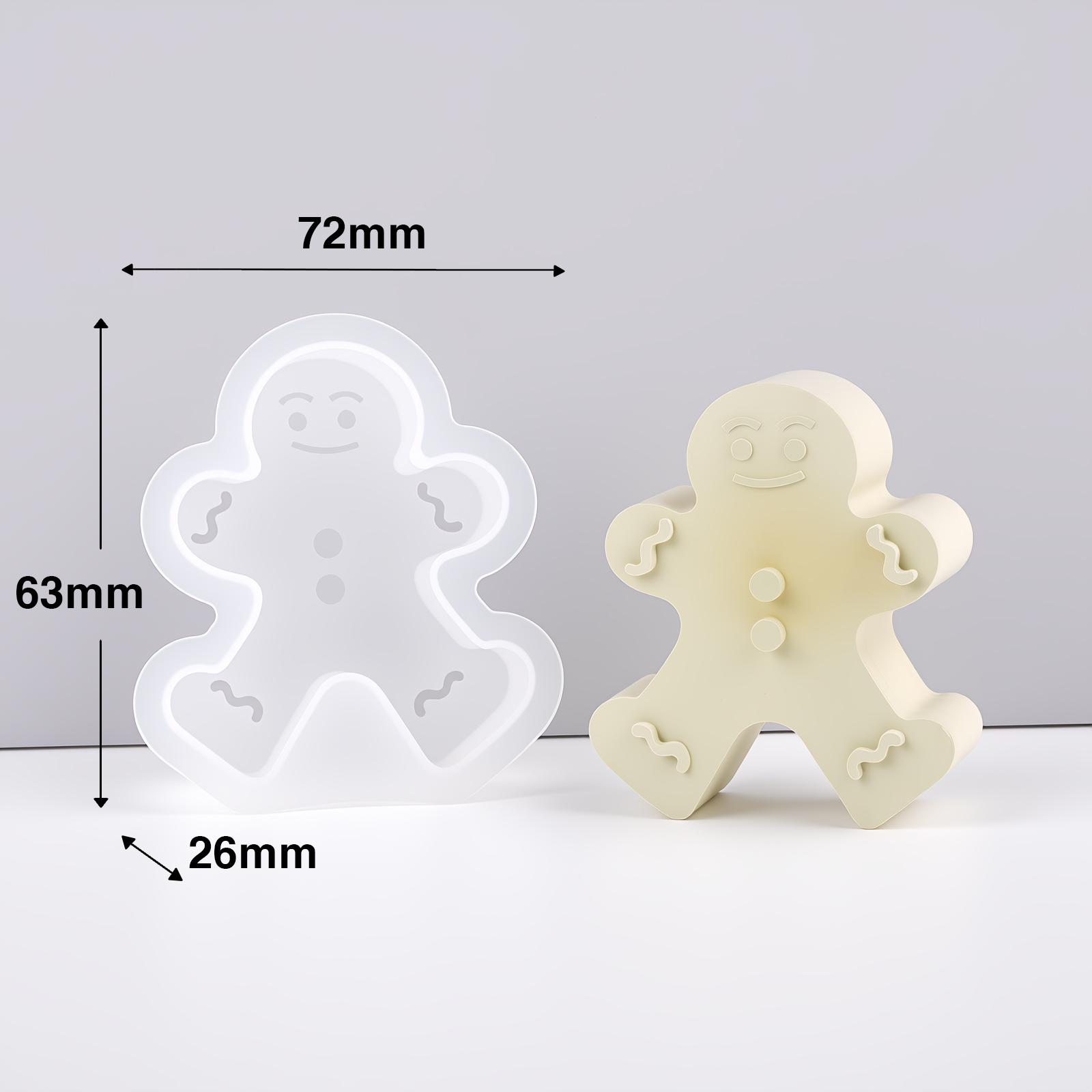 Christmas Tree Silicone Mold Santa Elk Scene Candle Mould Plaster Resin Mold 3D DIY Gypsum Aromatherapy Candle Mold Party Decor
