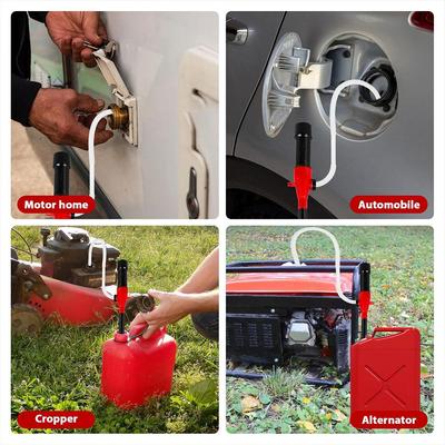 Bomba de transferência de líquido operada por bateria Bomba de sifão de líquido elétrica portátil Bomba portátil para combustível, óleo, água, gás, tanque de peixes