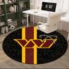 Redskins Football Club Design Round Rug for Livingroom,Bedroom, Palyroom, Chair Rug, Area rug, Circle Carpet, Large Size Fan Christmas gift