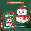 Kerstcadeaus Bouwsteenserie Kerstman Rendier Puzzel Montage Stenen Tafeldecoratie Speelgoed voor Kind Kerstcadeau