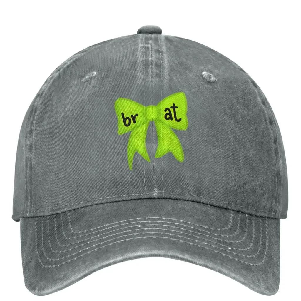 Brat Album Green Charli Xcx Baseball Cap Outdoor Gym Dropshipping Trucker Dad Hat Unisex Adult Fashion SunProof Snapback Cap