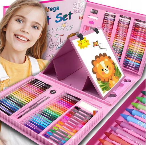 Art Set for Painting and Drawing for Children 208 Pieces