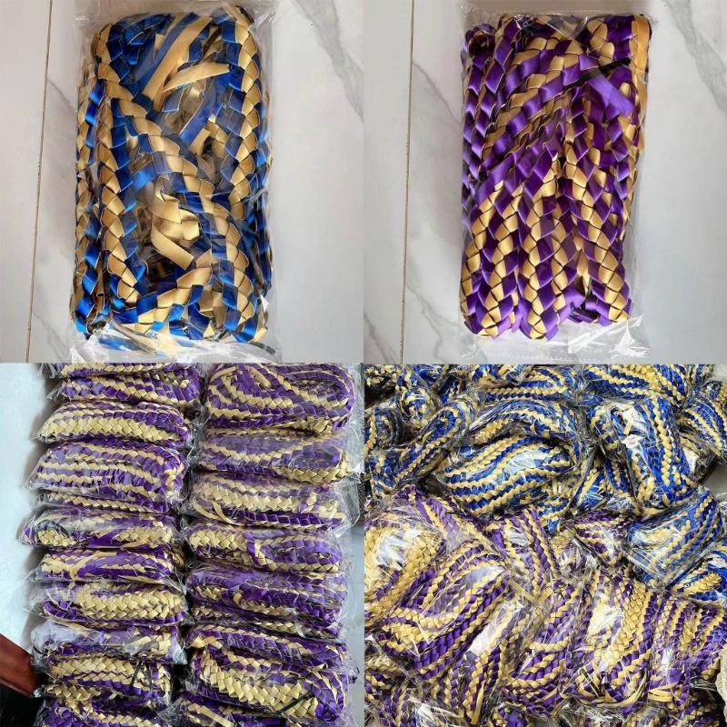 Class of 2023 Graduation Leis Handmade Double Braided Ribbon Garland for Him Her Congrats Grad Graduation Ceremony Gift