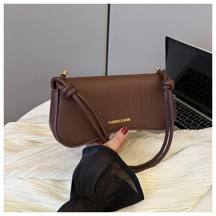 2023 New Autumn Fashion Simple Shoulder Bag Street Style Medium Pu Crossbody Bag