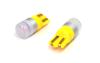 6 Pcs LED Bulb T10, W5W 12V CANBUS 190lm Yellow Off-Road