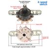 Round Fan Speed Control Switch For Floor Fan Wall Fan Gear Switch Replacement Parts