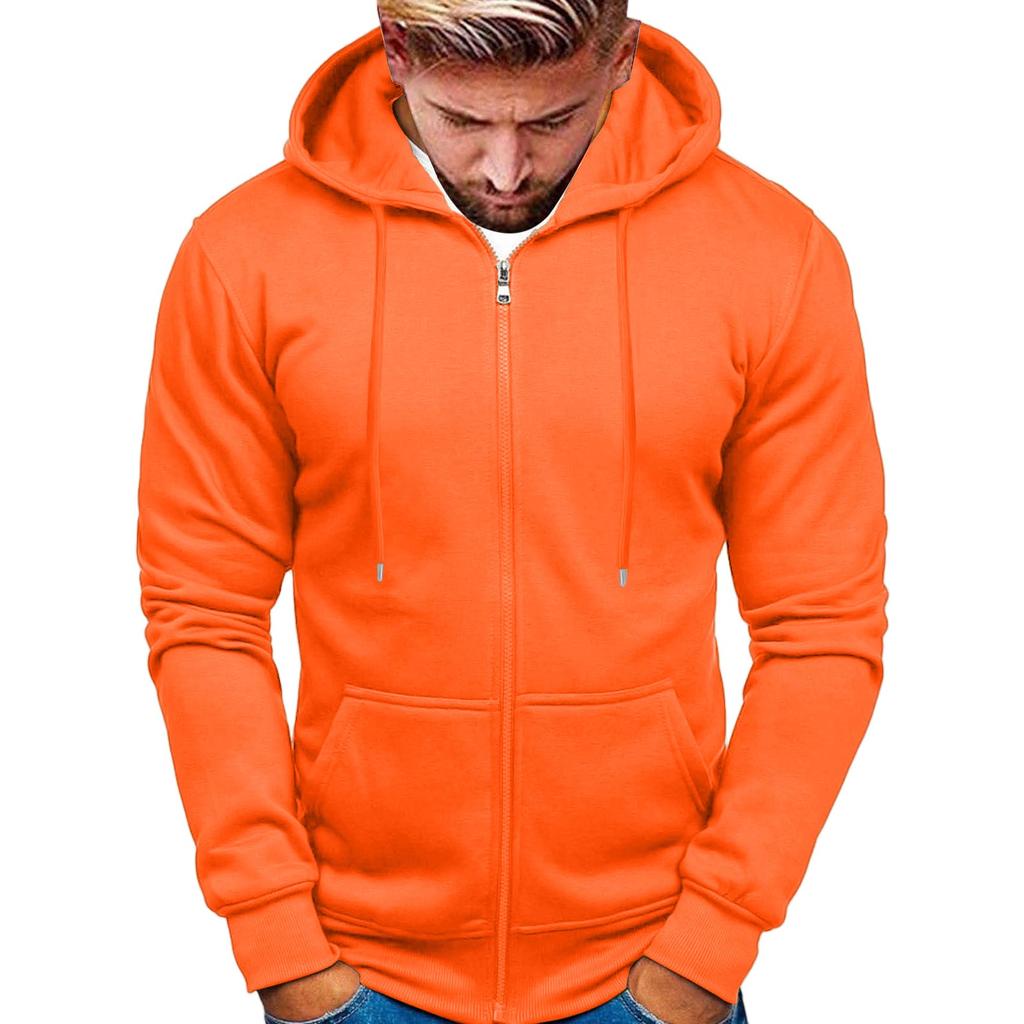 Felpa con cappuccio da uomo in velluto a coste con zip e manica lunga a spalle basse, felpa con cappuccio casual per l'uso quotidiano