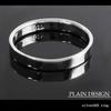 Gin no 3mm Wide Plain Silver 925 Simple Sizes Unisex [Shinjuku Kura] Ring, 3-23 (Size 8.5), Flat,