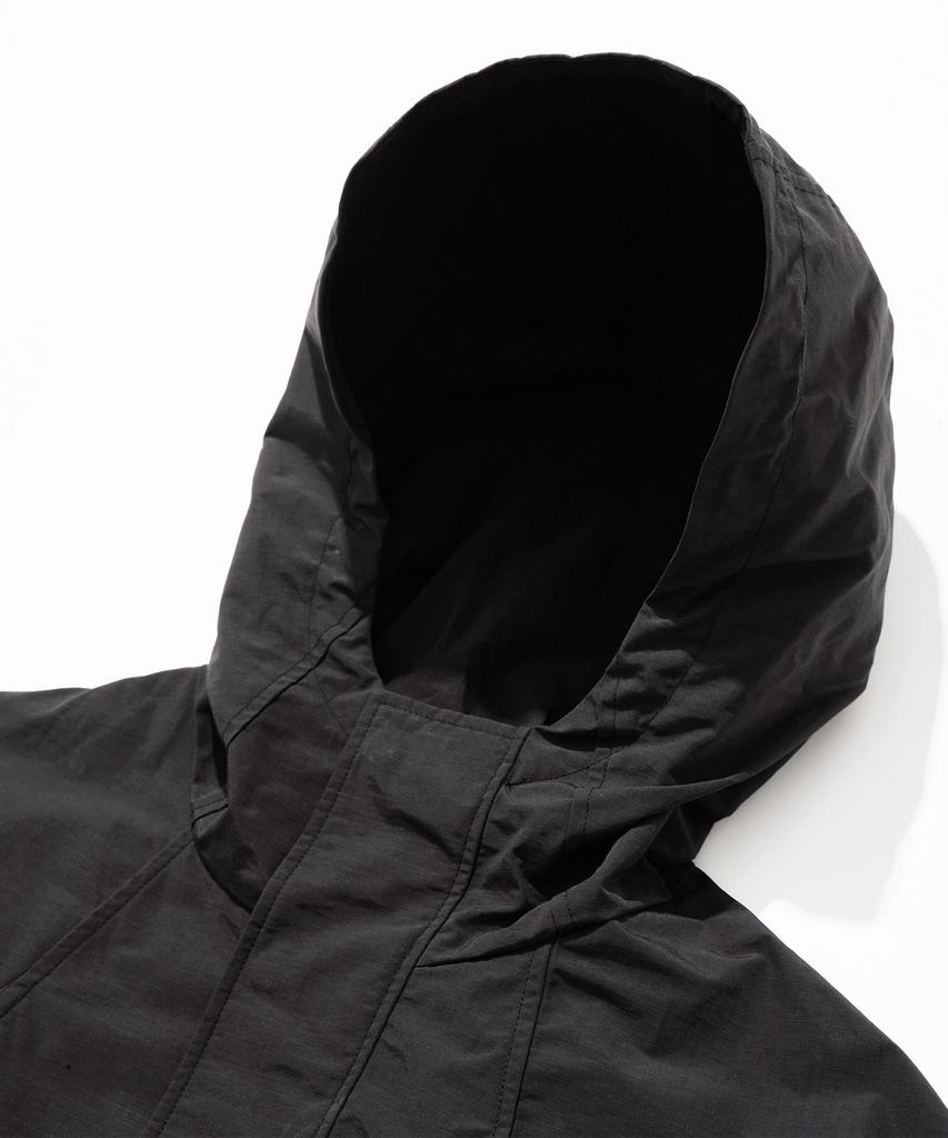 Kalapatthar Nylon Rib Flash Line Jacket - Black