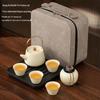Chaxun Ru Kiln Portable Tea Set