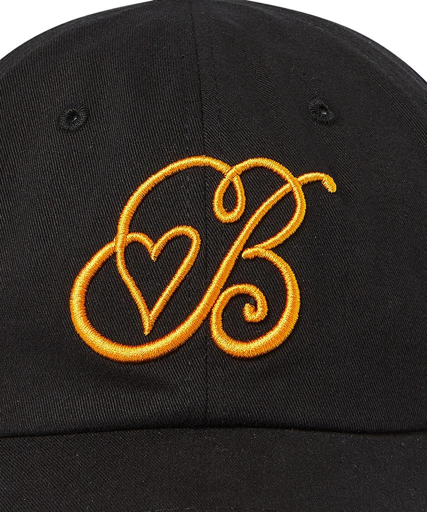 BEYOND CLOSET New Logo Stitch 16-Count Washed Cotton Cap Black