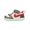 New Court Borough Low Top Toddler Shoes White Black Red Infant And Toddler DQ5356-161