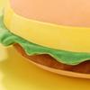 Plush Hamburger Pillow: Multifunctional Mat & Toy - Perfect for Sleep, Play, and Gifting. Ideal for Foodie-Themed Rooms and Girlish Hearts.
