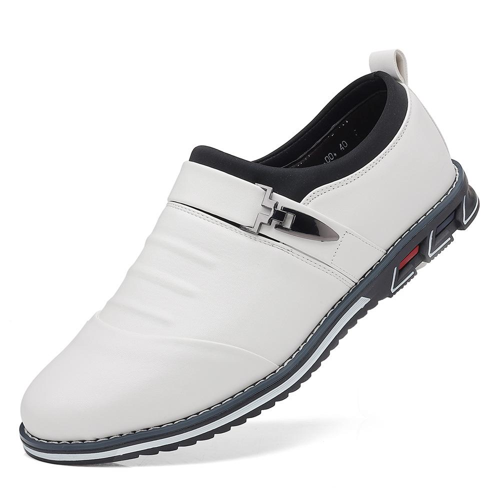 

2025 summer new dad leather shoes men s comfortable soft-soled Doudou shoes men s casual business men s shoes 48