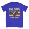 Unisex TShirt 250 Years 1776 2026 Eagle Flag American Patriotic Novelty Cotton Tees Short Sleeve  T Shirt O Neck Tops 4XL 5XL 6XL