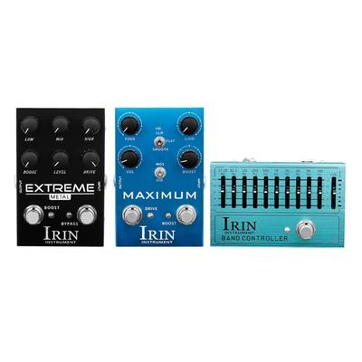 Mini Guitar Effect Pedals Flanger Compressor Boosters Overdrive Fuzz Tremolo Bluesy Distortion for Electric Guitar Bass