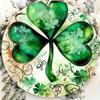 St. Patrick's Day Metal Wall Art, Irish Garden Decor, Indoor Outdoor Home Ornament