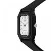 Casio Lq 142 7edf  Lq 142 7e  Analog Square Sat Student Urethane Watch