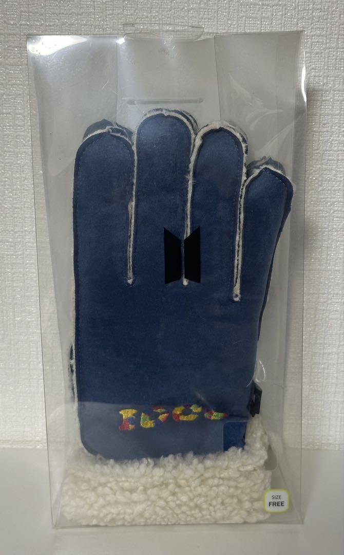 

[Б/У] BTS IDOL Официальный MD Перчатки Синие