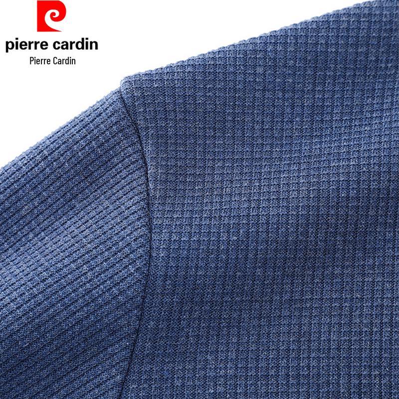 Pierre Cardin Men's Thickened Wool-Blend Crewneck Sweatshirt
