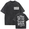 Washed Vintage Natos Waor Hijos De La Ruina Logo Album Merch T Shirts Mens Women Hip Hop Gothic Short Sleeve Tshirt Streetwear