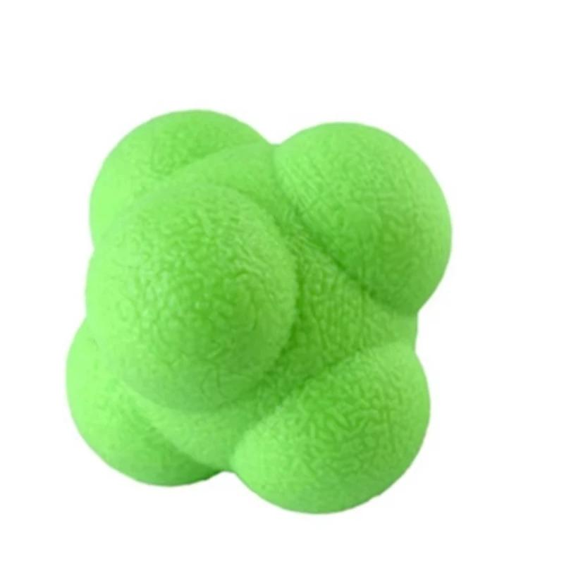 Hexagon Agility Training Ball Reaction Ball For Basketball Football Kids Adult Coordination Reflex Sports