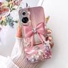 For Honor 90 Lite Case CRT-NX1 Stylish Bow Flowers Painted Cover Soft Slim Phone Case For Honor 90 Pro Honor90 Lite 90Pro Fundas