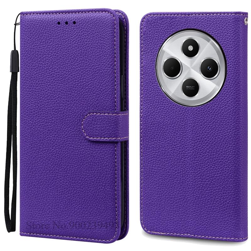 For Poco C75 Case Luxury Leather Flip Wallet Case For Poco C75 Case Xiaomi Poco C75 C 75 Case Silicone Book Cover Coque Fundas