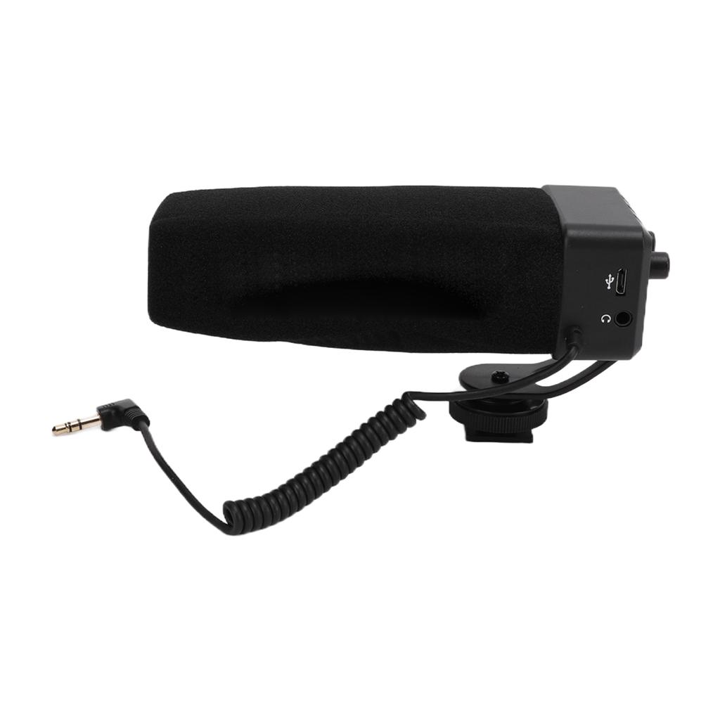 YELANGU Professional Camcorder Interview Microphone Video Photography Mic for DSLR Camera