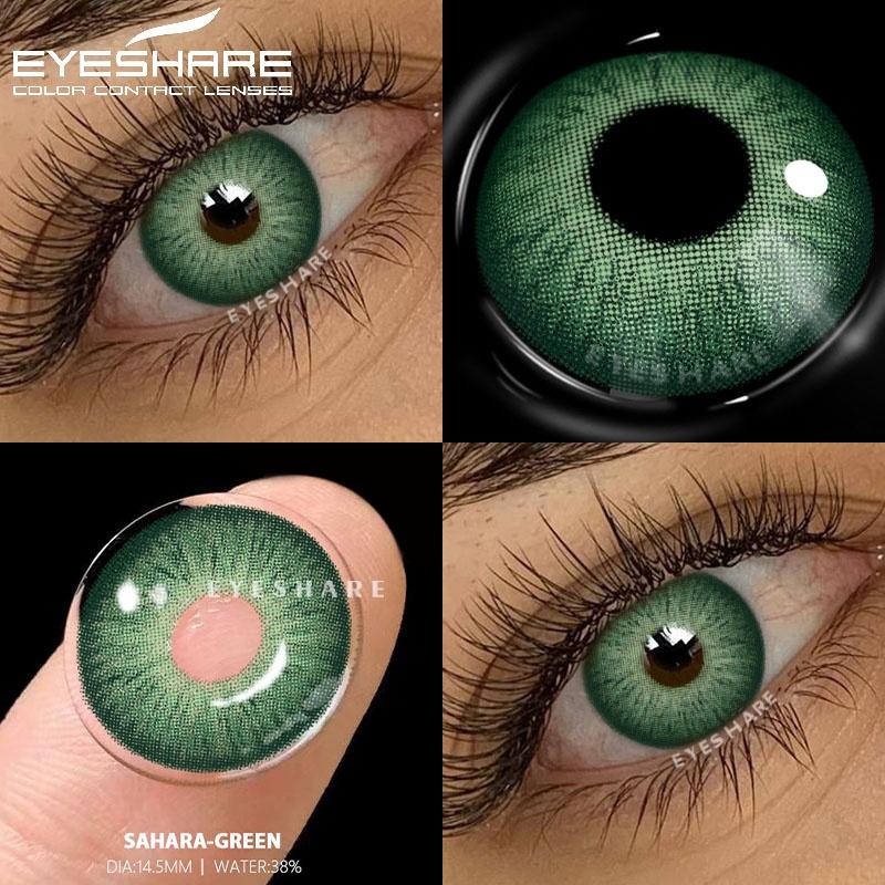 1 Pair Color Contact Lenses for Eyes Cosmetics Blue Contact Lenses Brown Natural Contact Lens Gray Pupils Green Contacts
