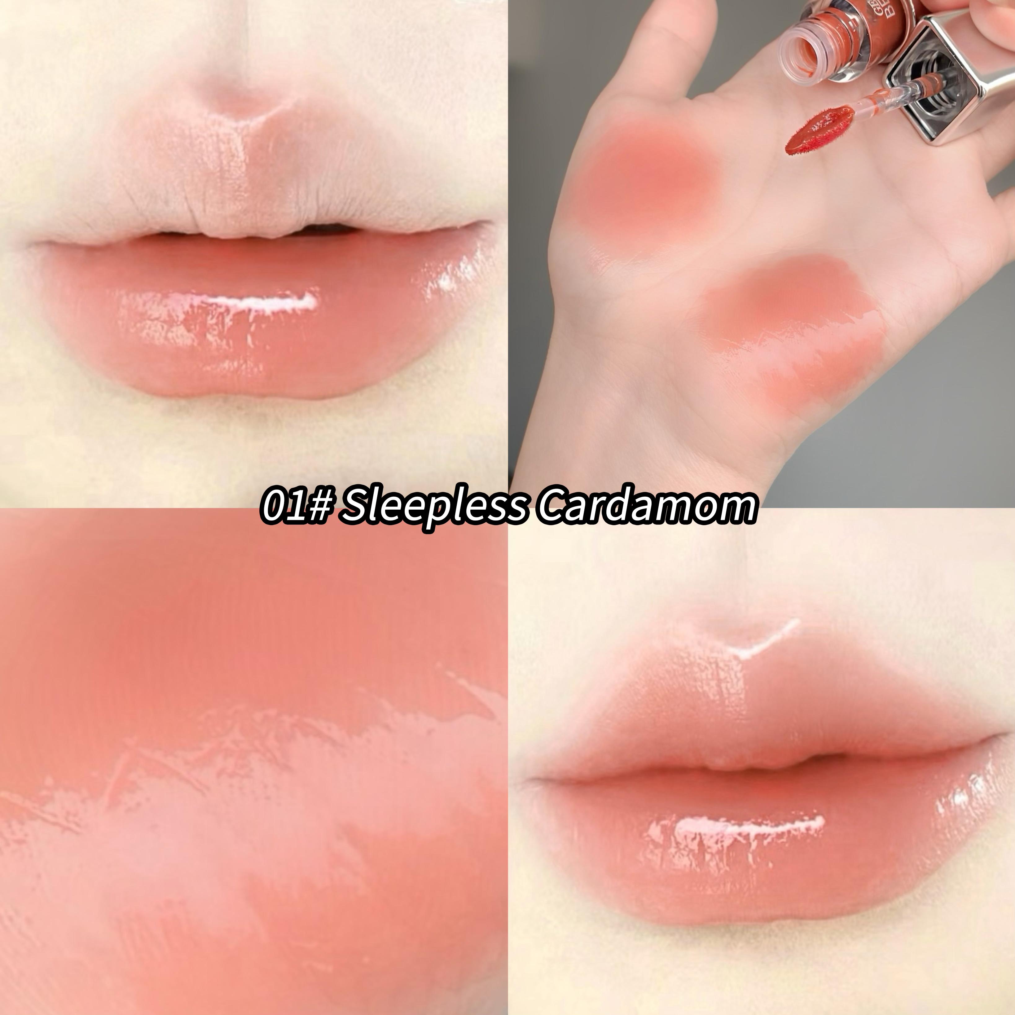 

GEGE BEAR Стійкий блиск для губ Mirror Water Lip Glaze Style, зволожуюча, гладка, нелипка помада для сяючих зволожених губ