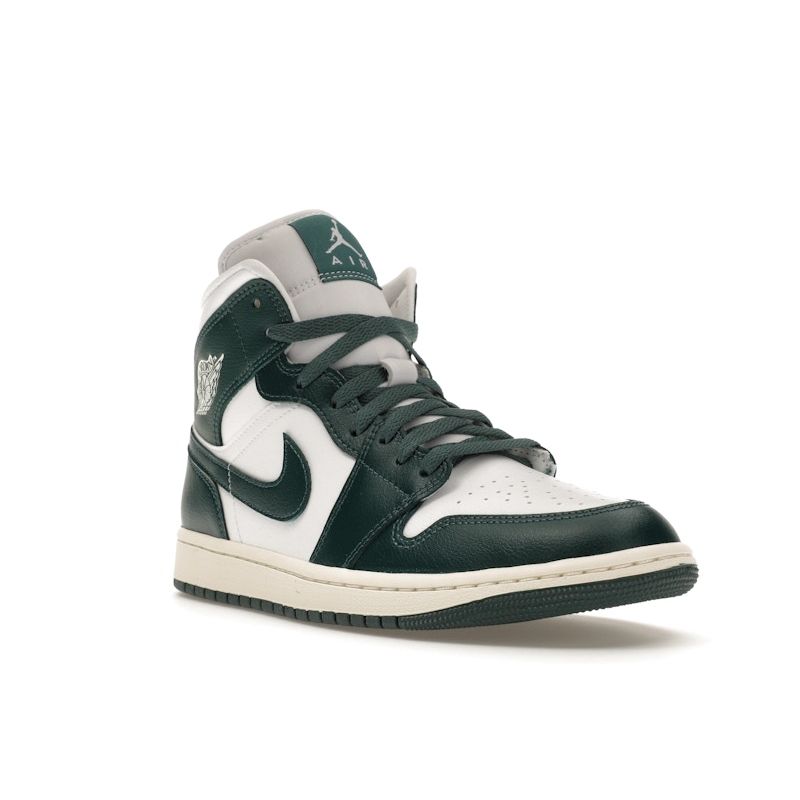 Jordan Air Jordan 1 Mid Women's Oxidized Green White Sail BQ6472-133