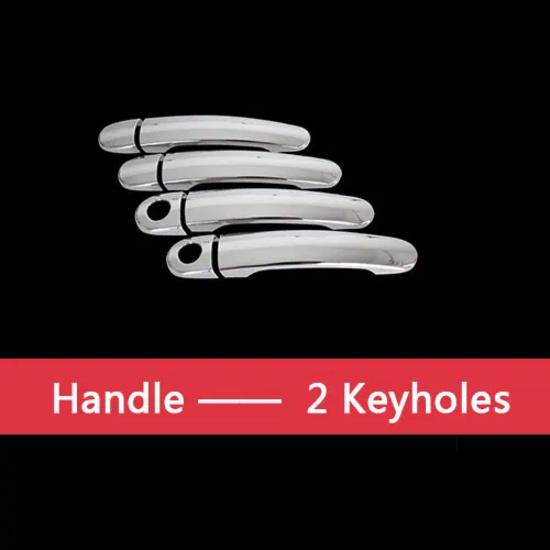 For VW Golf 5 Mk5 Chrome Door Handle Covers Chromium Styling Volkswagen Car Accessories Stickers Car-Styling