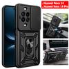 Slide Camera Cover for Huawei Nova 14 / 14 Pro 5G Case Ring Kickstand Holder Full Protective Shockproof Phone Capa Funda