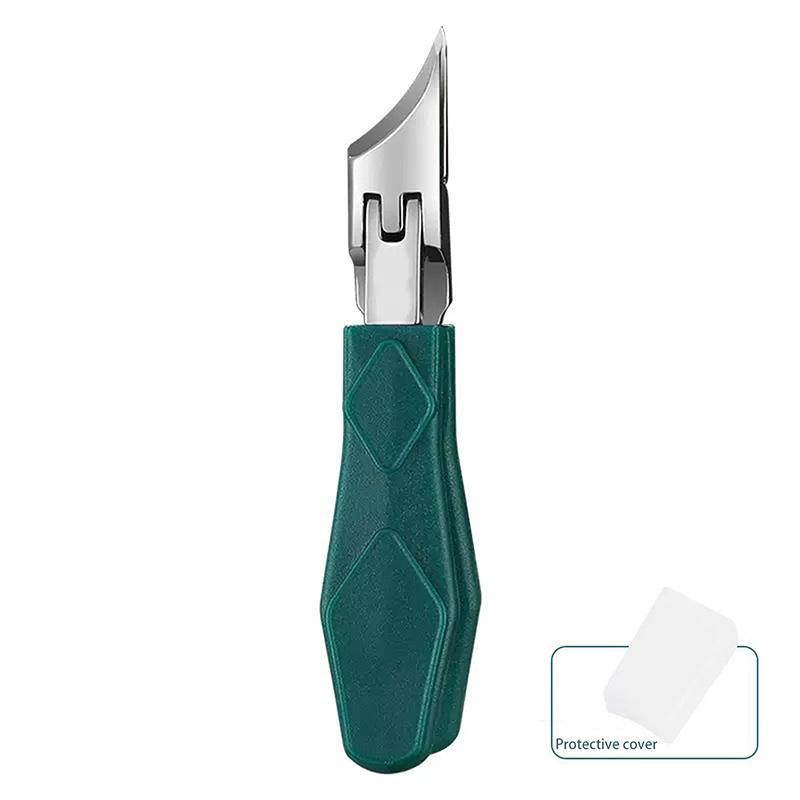 

Изогнутые кусачки для ногтей Кусачки для ногтей с защитой от брызг Большое отверстие Специальные кусачки для ногтей Диагональные плоскогубцы Ножницы для ногтей Инструменты для маникюра зелёный