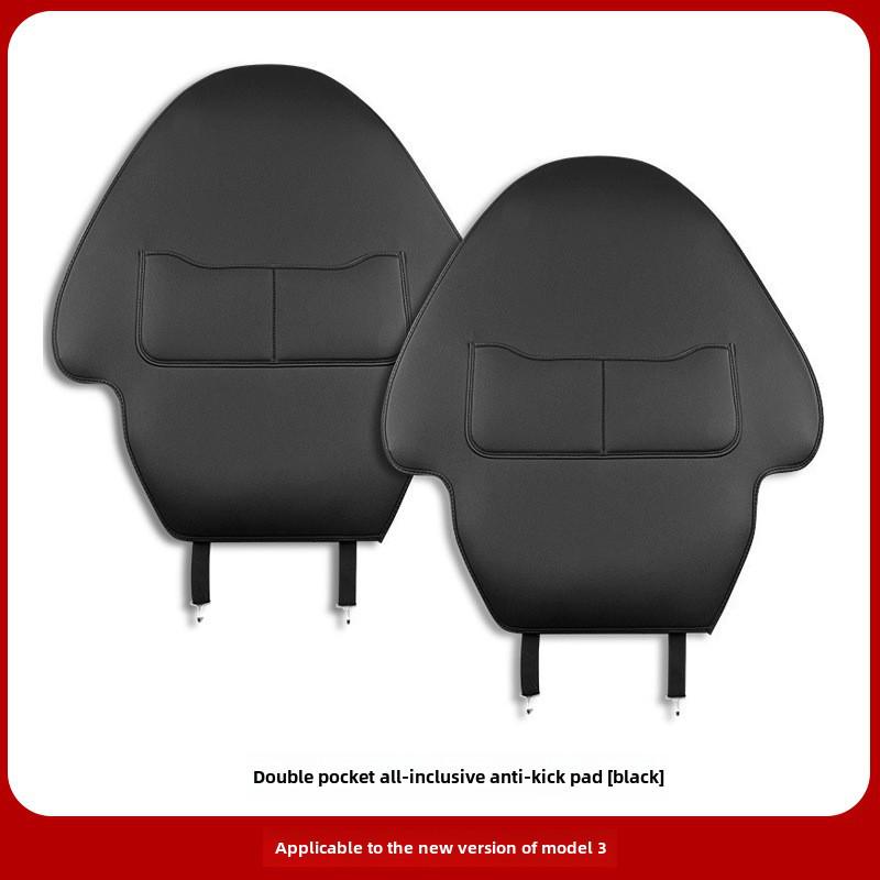 Tesla Model Y/3 Sitz-Anti-Kick-Pad und Armlehnenbox-Hinterabdeckung