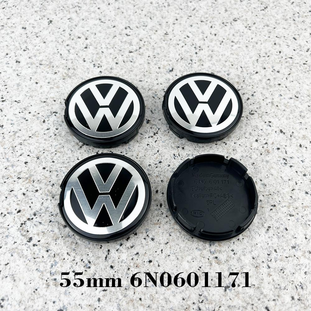UDXKW1 4pcs 55mm 56mm 65mm Car Wheel Center Hub Caps Cover for VW Volkswagen Golf Polo Passat Touran GTI CC B5 B6 Jetta accessories