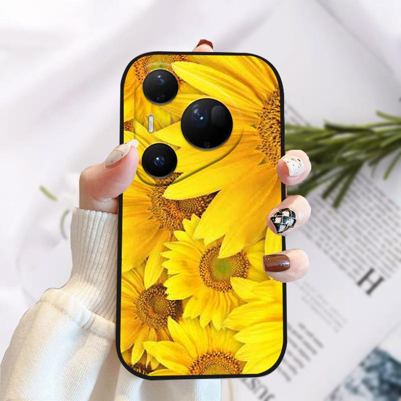 Phone Case For Huawei Pura 80 Ultra Pretty Stylish Painting Soft TPU Silicone Shockproof Cover For Huawei Pura80Ultra Fundas