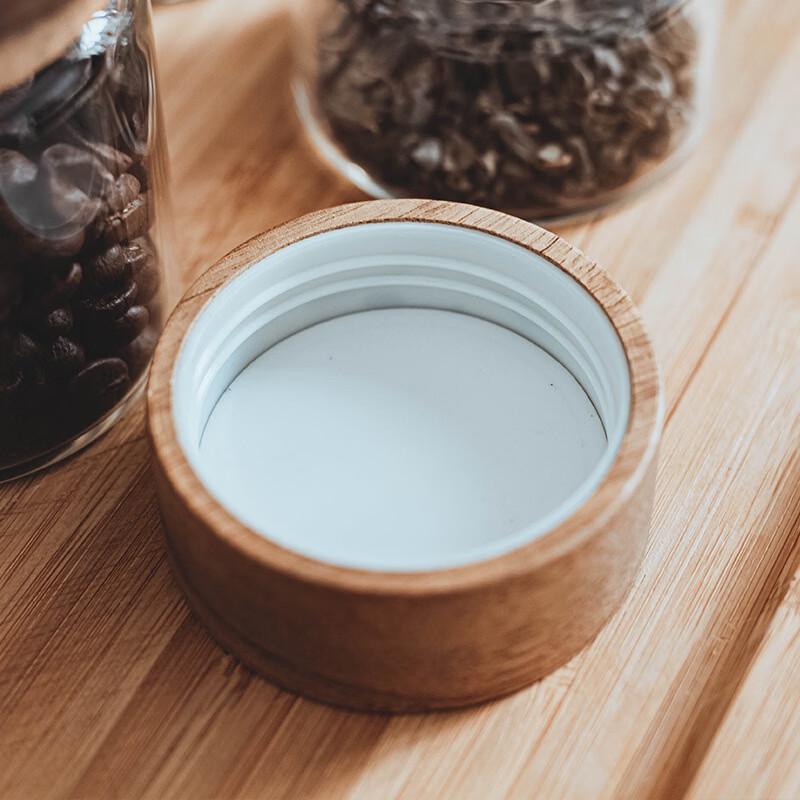 ZISIZ Screw Lid Glass Storage Jars