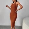 Ladies Elegant Spring and Summer Clothing Casual Sleeveless Tights European and American