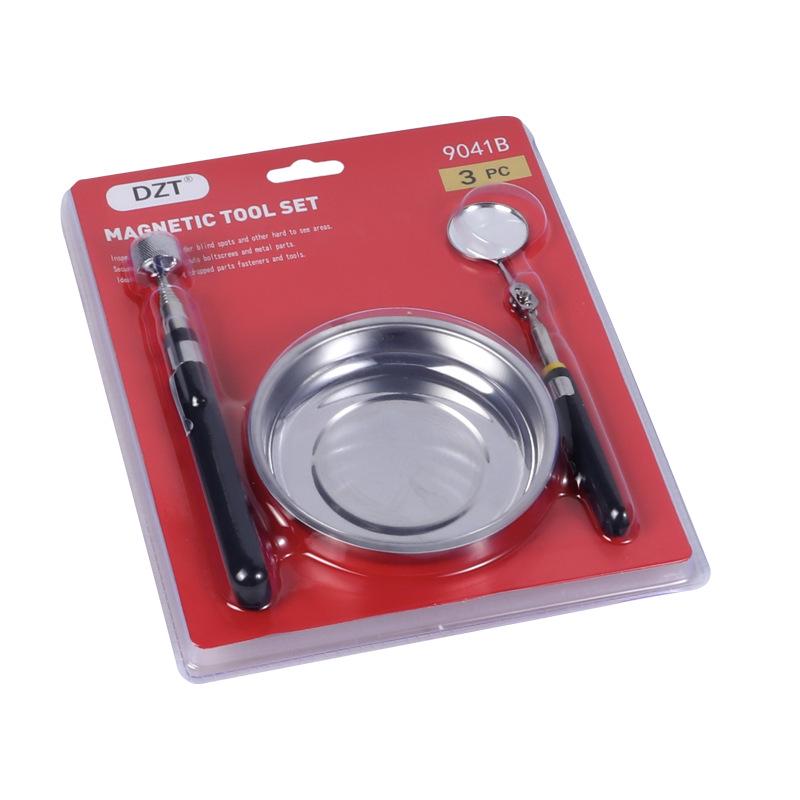 Magnetic Stainless Steel Parts Tray for Car Repair - 3", 4", 6" Sizes