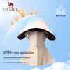 CAMEL UPF50+ Large Brim Sun Hat with Face Mask