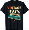 50th Birthday Gifts Men Women 50 Years Old Vintage 1975 Party T-Shirt Women Men Clothing Streetwear Graphic T Shirts Tops