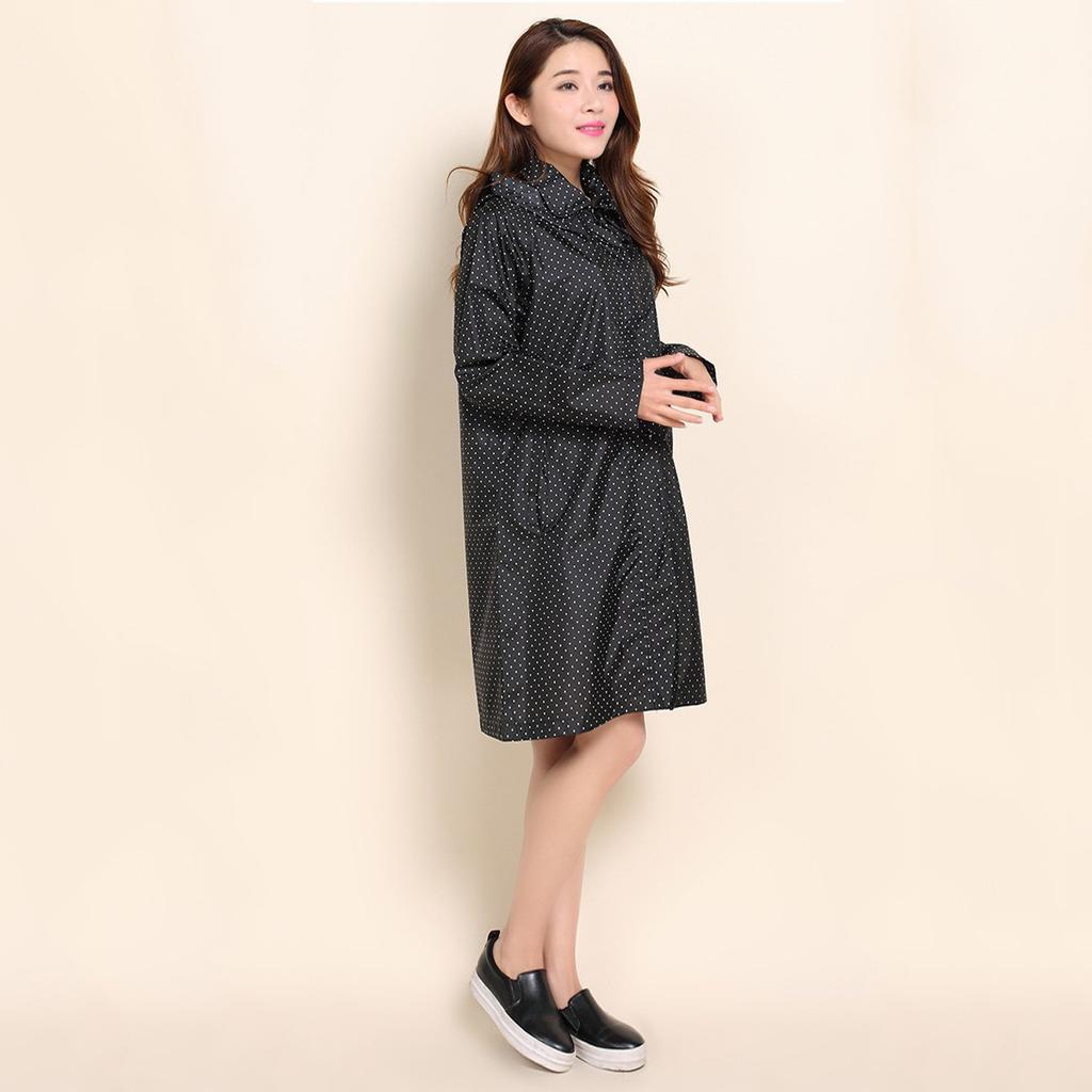 Regenparka Teflon NC Ganzkörperabdeckung Aufbewahrung Wasser Geeignet für Regnerische Dünne Damen-Regenmantel, Poncho, Regenmantel, Regenbekleidung, Ausrüstung, Stil, Beschichtung, Stoff,