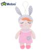 Non-Toxic Metoo Doll Toys Mini Angela Keychain Cute Stuffed Rabbit Backpack Charm For Children Baby Birthday Holiday Gifts