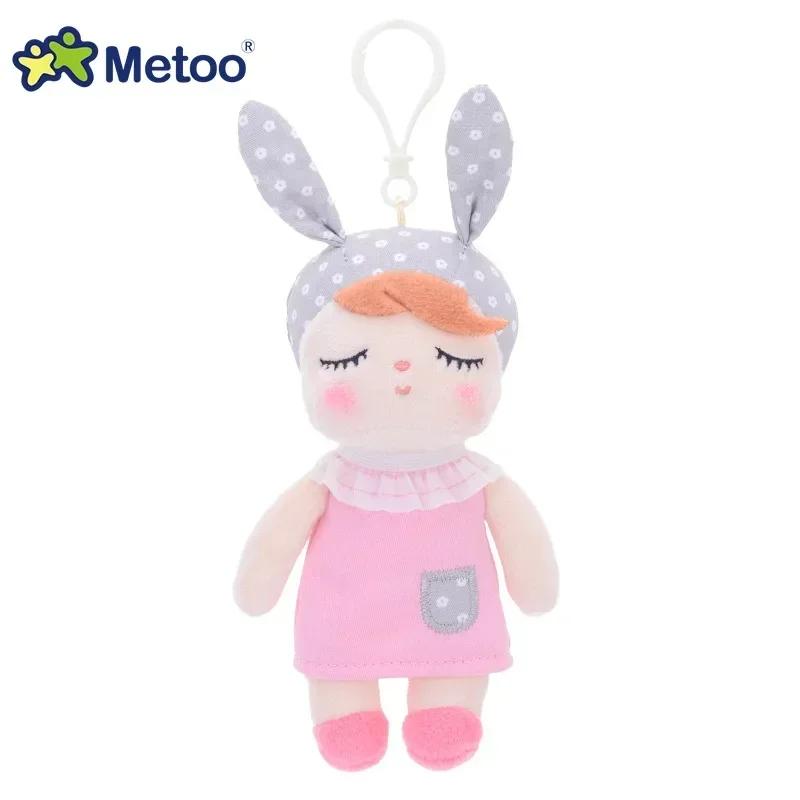 Non-Toxic Metoo Doll Toys Mini Angela Keychain Cute Stuffed Rabbit Backpack Charm For Children Baby Birthday Holiday Gifts