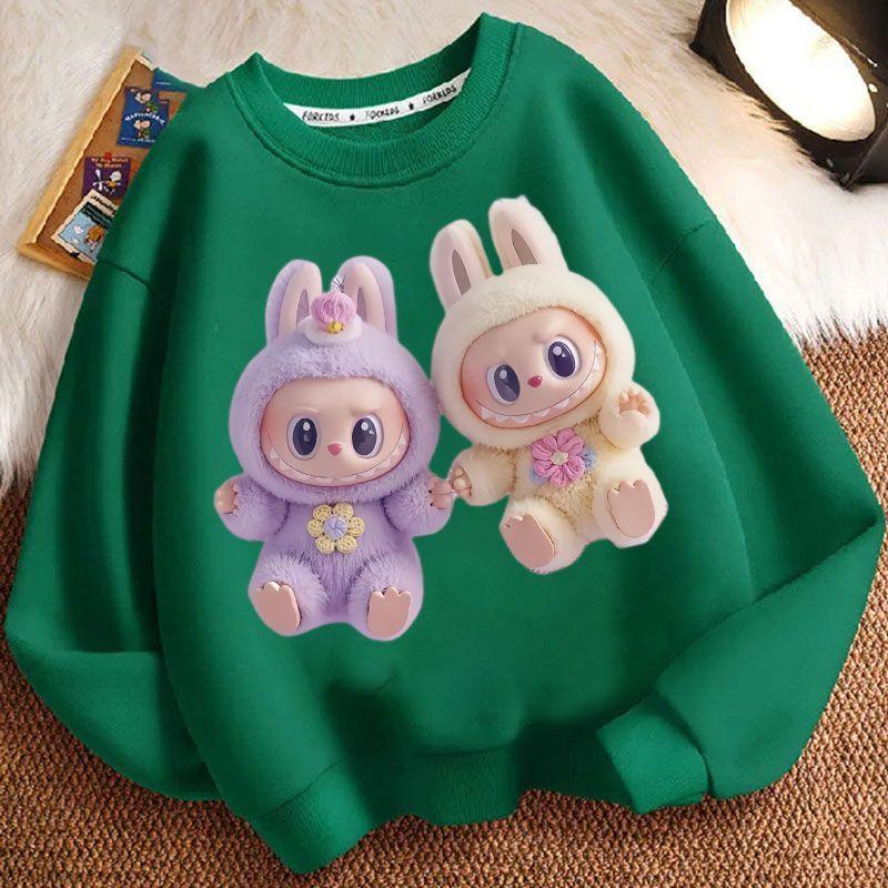 

Милые детские свитшоты на весну и осень, свитшоты свободного кроя с длинным рукавом для мальчиков и девочек 160