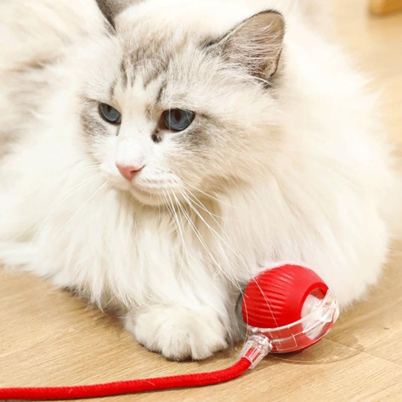 Intelligence Motion Cats Toy Automatic Sensing Toy Rotating Interactively Toy for Busy Pet Owners and Beginner